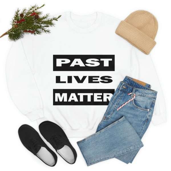 Funny Unisex Heavy Blend Crewneck Sweatshirt - Past Lives Matter - Image 8