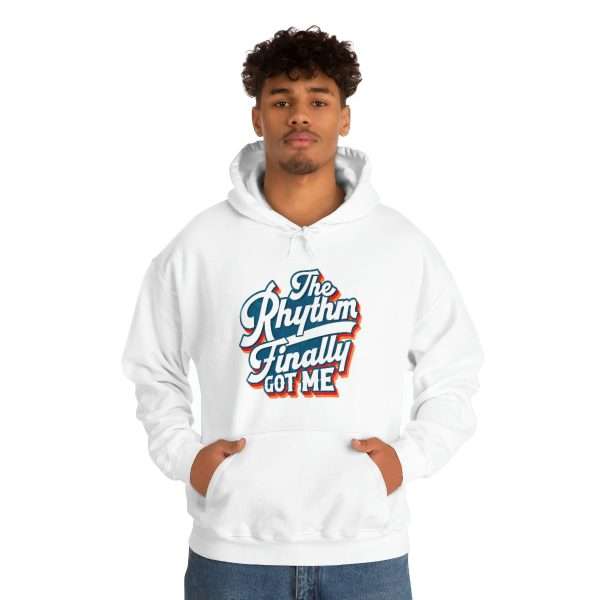 Funny Unisex Heavy Blend Hoodie Sweatshirt - The Rhythm Finally Got Me