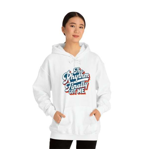 Funny Unisex Heavy Blend Hoodie Sweatshirt - The Rhythm Finally Got Me - Image 4