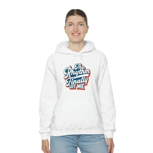 Funny Unisex Heavy Blend Hoodie Sweatshirt - The Rhythm Finally Got Me - Image 5