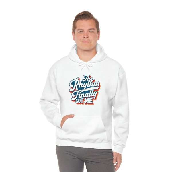 Funny Unisex Heavy Blend Hoodie Sweatshirt - The Rhythm Finally Got Me - Image 6