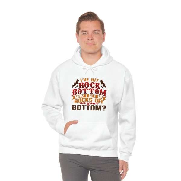 Funny Unisex Heavy Blend Hoodie Sweatshirt - I've Hit Rock Bottom. May I Get My Rocks Off On Your Bottom? - Image 6