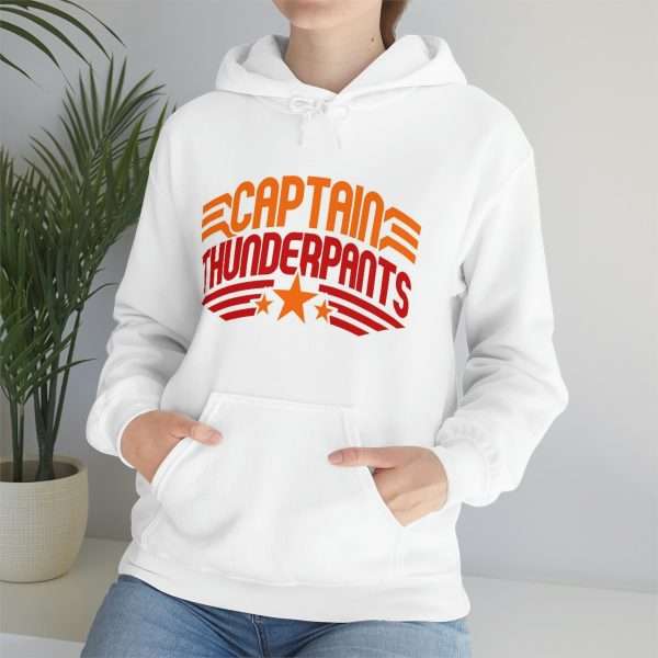 Funny Unisex Heavy Blend Hoodie Sweatshirt - Captain Thunderpants - Image 7