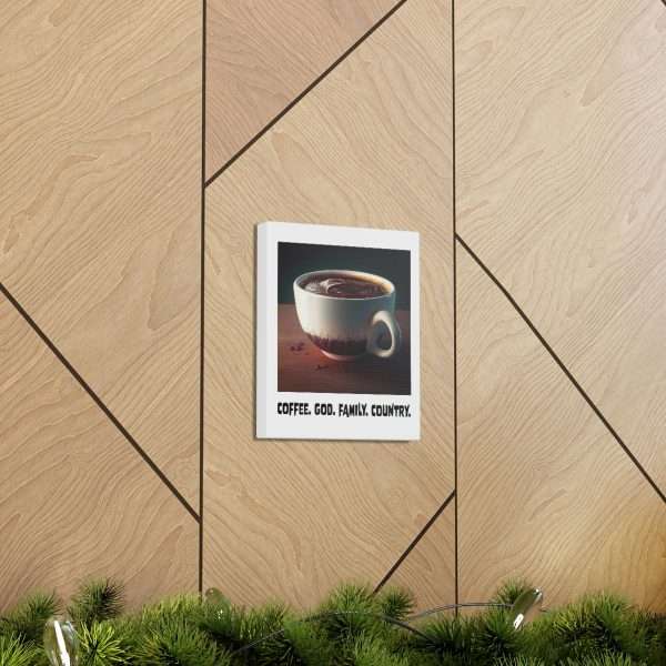 Funny Gallery Canvas Print Wrap - Coffee God Family Country - Image 21