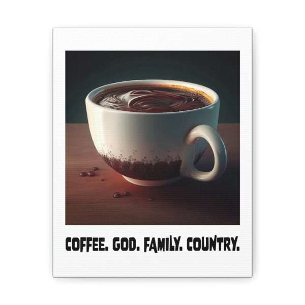 Funny Gallery Canvas Print Wrap - Coffee God Family Country - Image 15