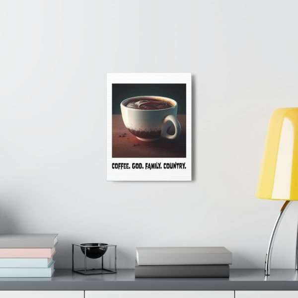 Funny Gallery Canvas Print Wrap - Coffee God Family Country - Image 25