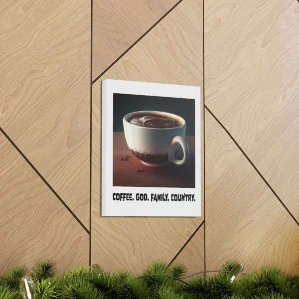 Funny Gallery Canvas Print Wrap - Coffee God Family Country - Image 28