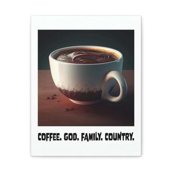 Funny Gallery Canvas Print Wrap - Coffee God Family Country - Image 22