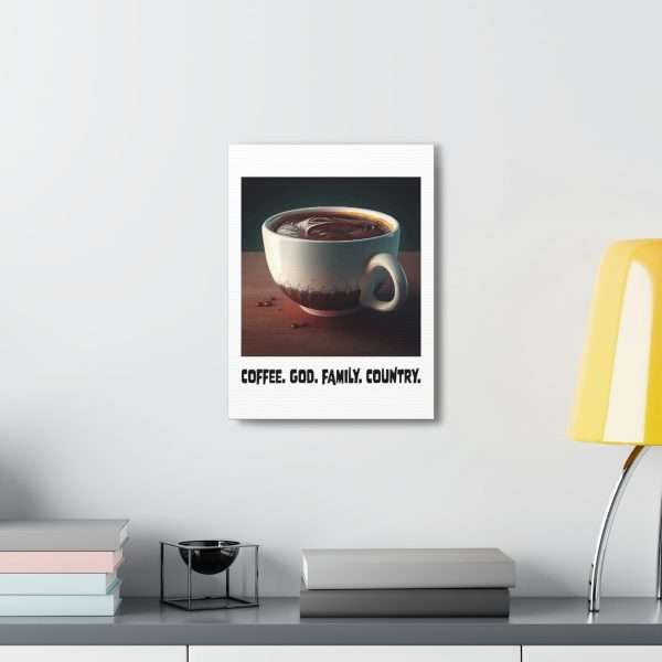 Funny Gallery Canvas Print Wrap - Coffee God Family Country - Image 32