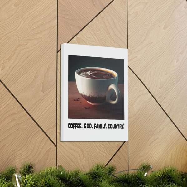 Funny Gallery Canvas Print Wrap - Coffee God Family Country - Image 35