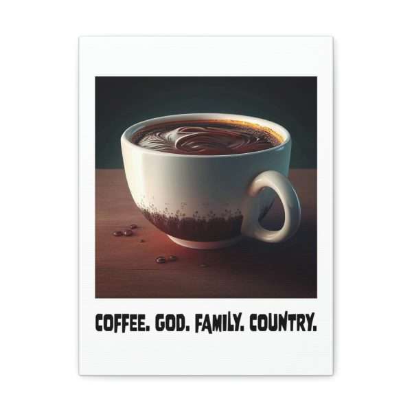 Funny Gallery Canvas Print Wrap - Coffee God Family Country - Image 29