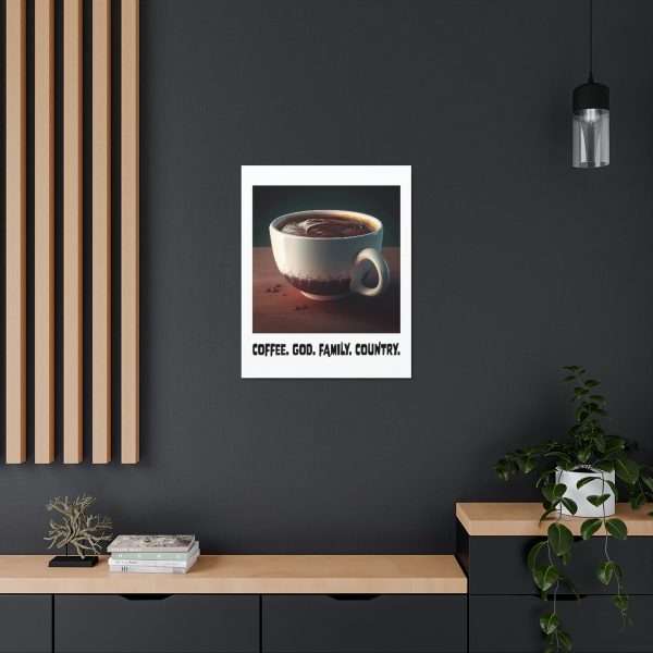 Funny Gallery Canvas Print Wrap - Coffee God Family Country - Image 47