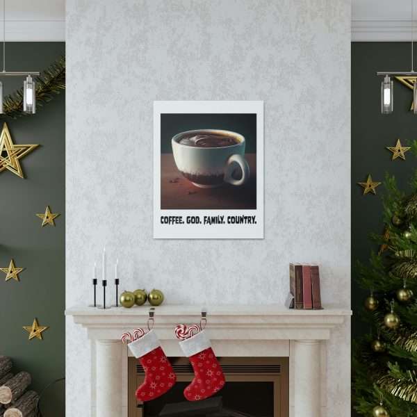 Funny Gallery Canvas Print Wrap - Coffee God Family Country - Image 48