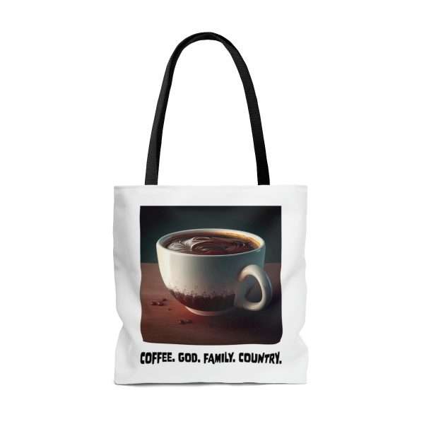 Funny Tote Bag - Coffee God Family Country - Image 10