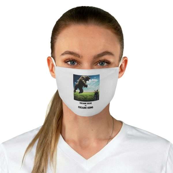 Funny Fabric Facemask - Cocaine Bear vs Cocaine Kong - Image 3