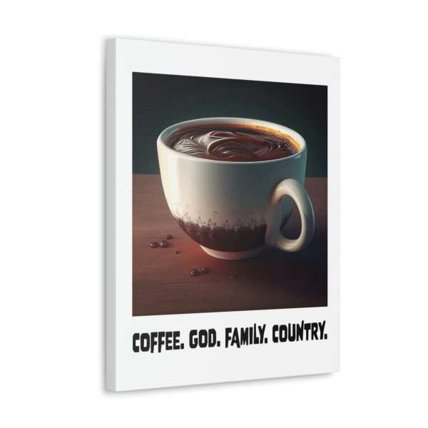 Funny Gallery Canvas Print Wrap - Coffee God Family Country - Image 9