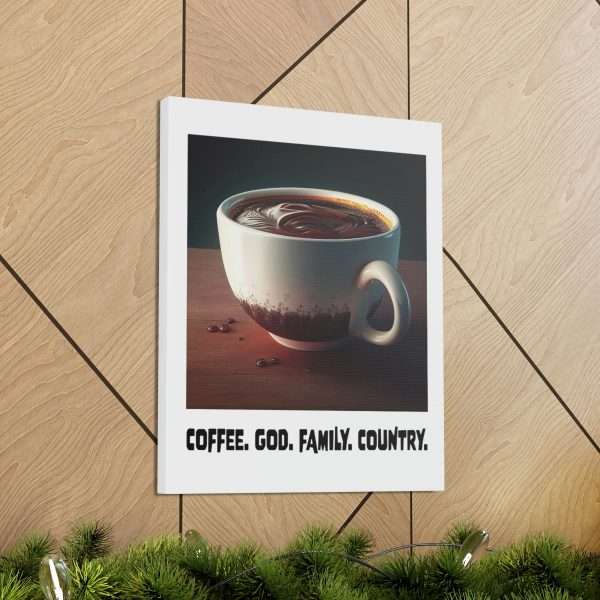 Funny Gallery Canvas Print Wrap - Coffee God Family Country - Image 14