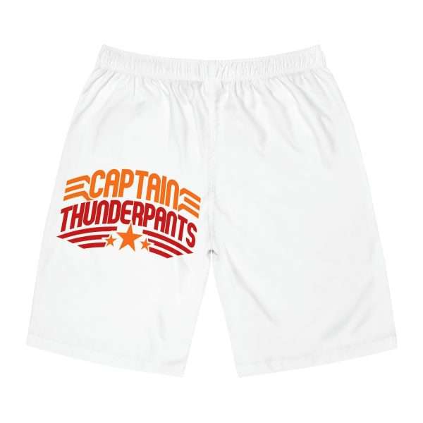 Funny Men's Board Shorts (AOP) - Captain Thunderpants - Image 11