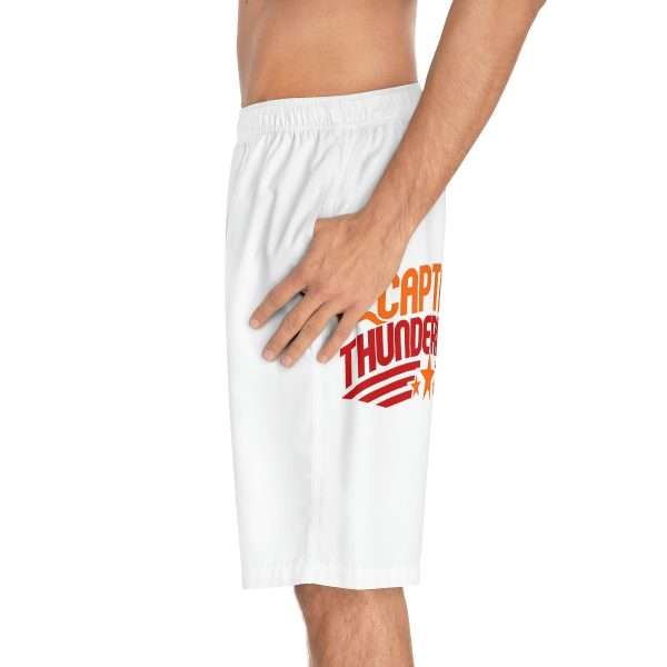 Funny Men's Board Shorts (AOP) - Captain Thunderpants - Image 13