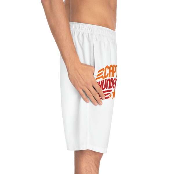 Funny Men's Board Shorts (AOP) - Captain Thunderpants - Image 14