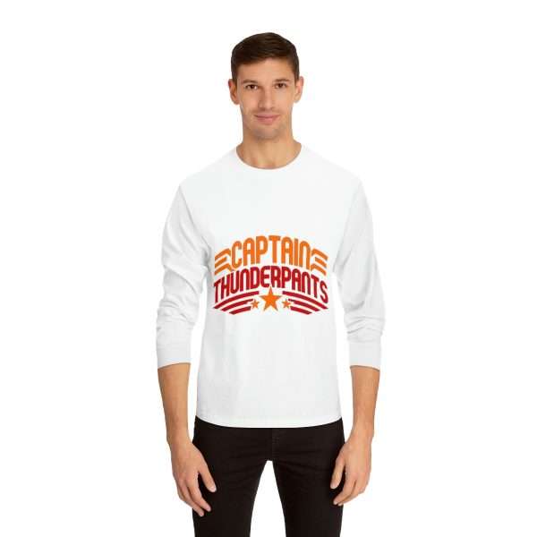 Funny Unisex Classic Long Sleeve T-Shirt - Captain Thunderpants