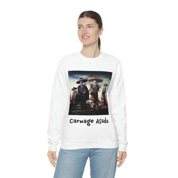 Funny Unisex Heavy Blend Crewneck Sweatshirt - Carnage Asada