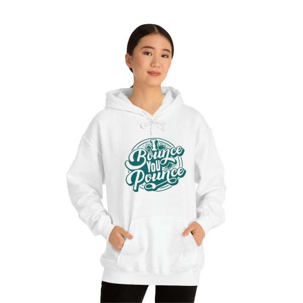 Funny Unisex Heavy Blend Hoodie Sweatshirt - I Bounce, You Pounce