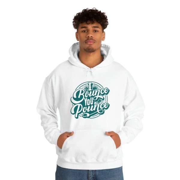 Funny Unisex Heavy Blend Hoodie Sweatshirt - I Bounce, You Pounce - Image 4