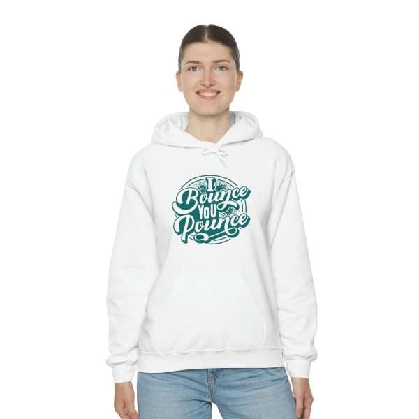 Funny Unisex Heavy Blend Hoodie Sweatshirt - I Bounce, You Pounce - Image 5