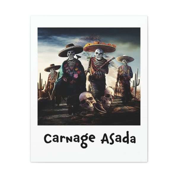 Funny Canvas Art Print Gallery Wrap - Carnage Asada - Image 43