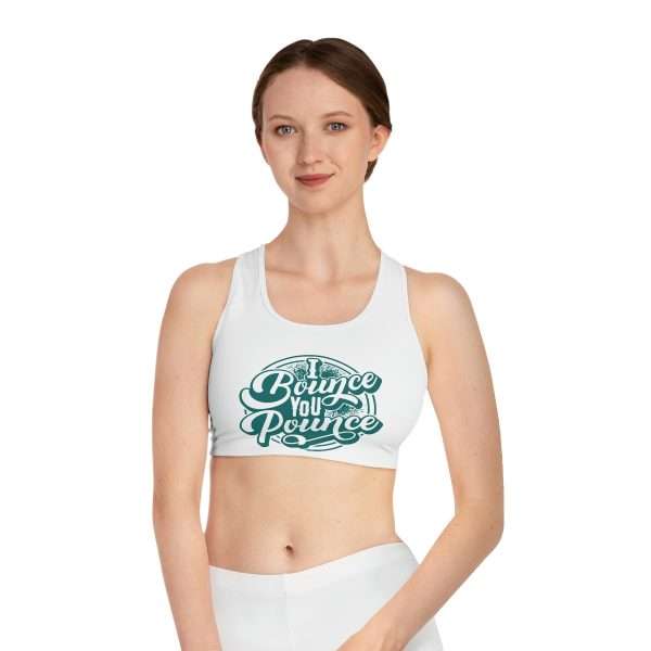 Funny Women’s Sports Bra - I Bounce, You Pounce