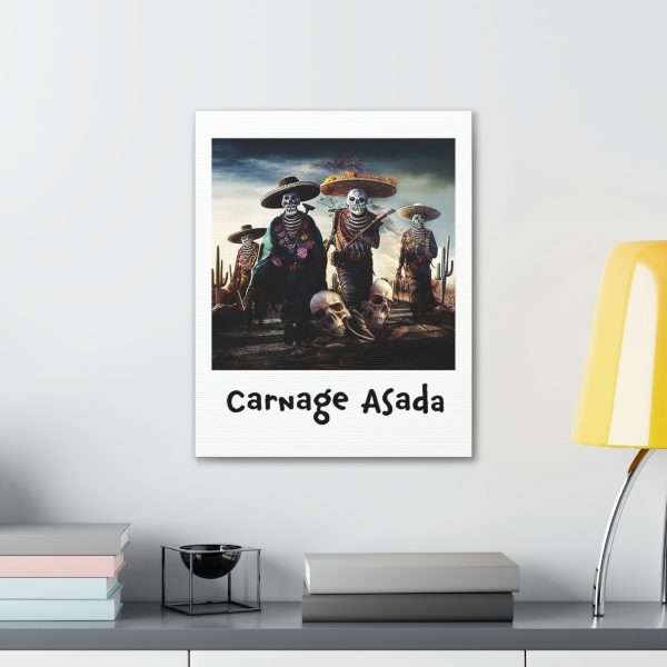 Funny Canvas Art Print Gallery Wrap - Carnage Asada - Image 11