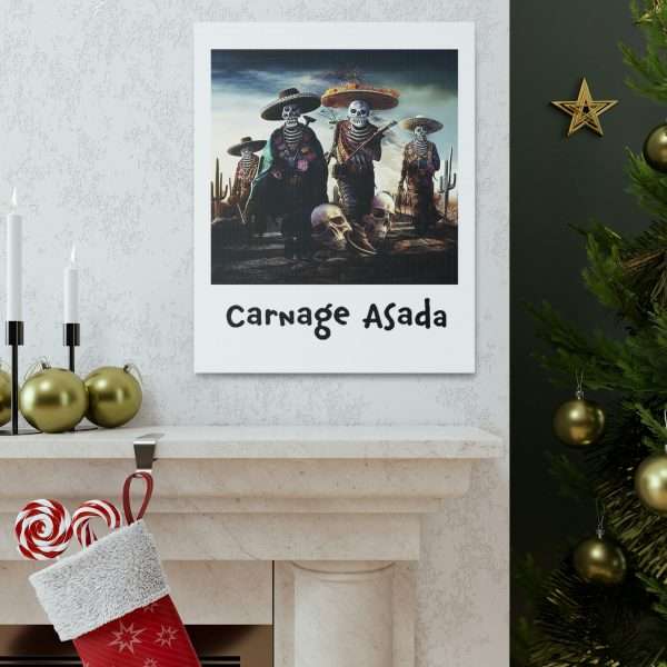 Funny Canvas Art Print Gallery Wrap - Carnage Asada - Image 13