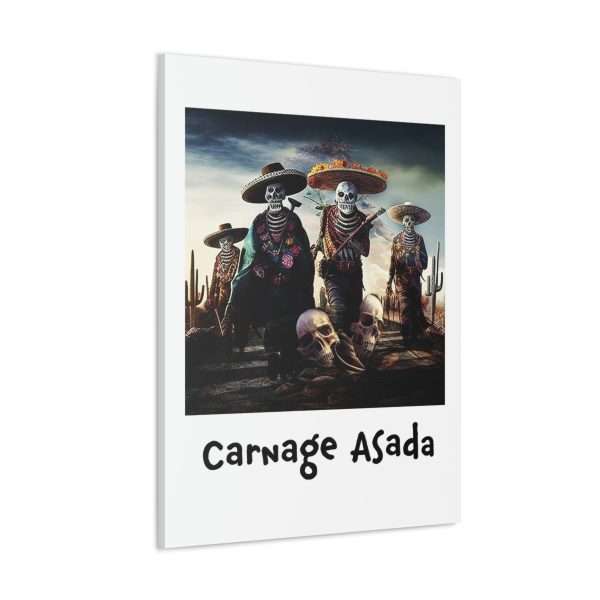 Funny Canvas Art Print Gallery Wrap - Carnage Asada - Image 3