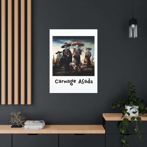 Funny Canvas Art Print Gallery Wrap - Carnage Asada - Image 5