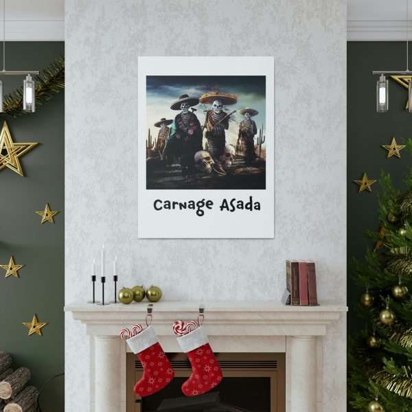 Funny Canvas Art Print Gallery Wrap - Carnage Asada - Image 6