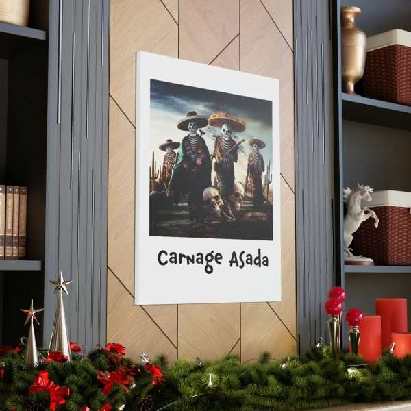 Funny Canvas Art Print Gallery Wrap - Carnage Asada - Image 7