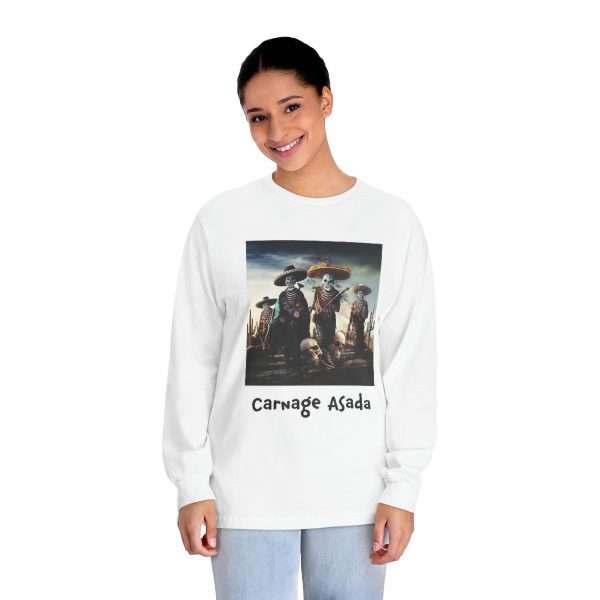 Funny Unisex Classic Long Sleeve T-Shirt - Carnage Asada - Image 4