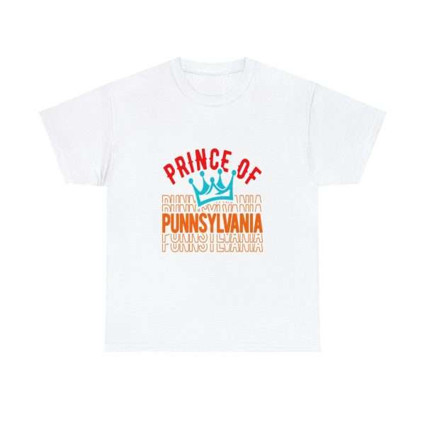 Funny Unisex Heavy Cotton T-shirt - Prince of Punnsylvania - Image 2