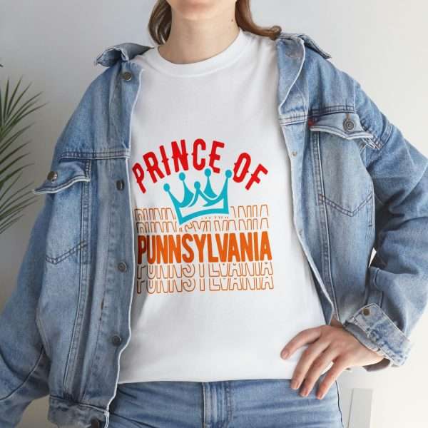 Funny Unisex Heavy Cotton T-shirt - Prince of Punnsylvania - Image 9