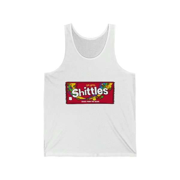 Funny Unisex Jersey Tank Top - Shittles Candy – Snack from the Crack