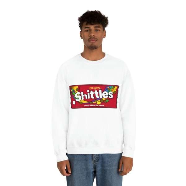 Unisex Heavy Blend™ Crewneck Sweatshirt - Shittles Candy – Snack from the Crack - Image 5