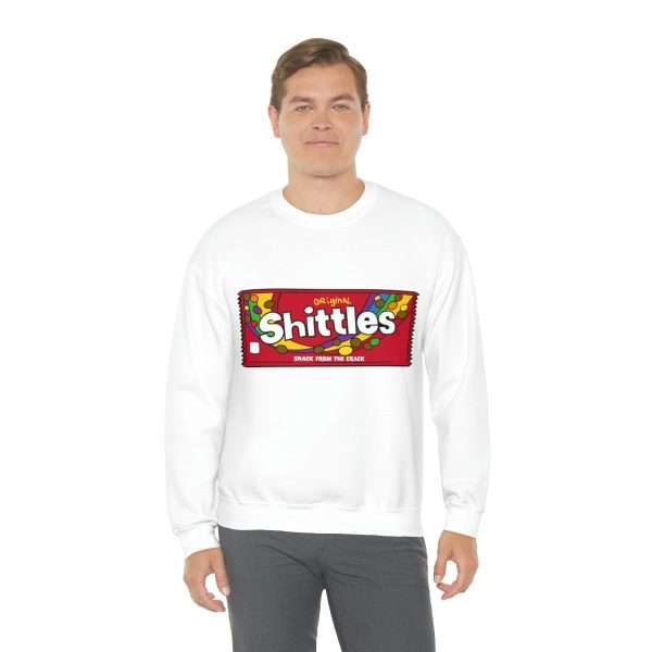 Unisex Heavy Blend™ Crewneck Sweatshirt - Shittles Candy – Snack from the Crack - Image 6