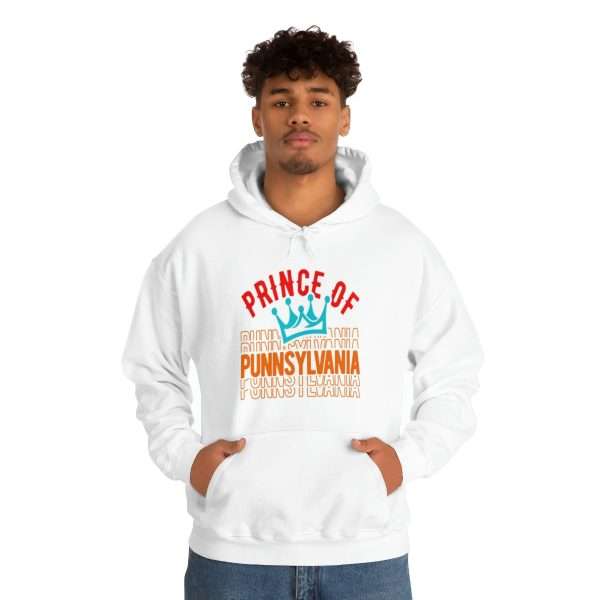 Funny Unisex Heavy Blend Hoodie Sweatshirt - Prince of Punnsylvania - Image 4