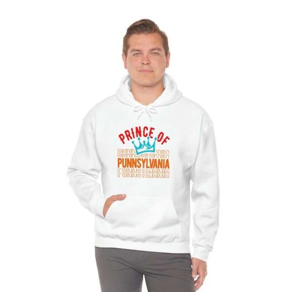 Funny Unisex Heavy Blend Hoodie Sweatshirt - Prince of Punnsylvania - Image 6