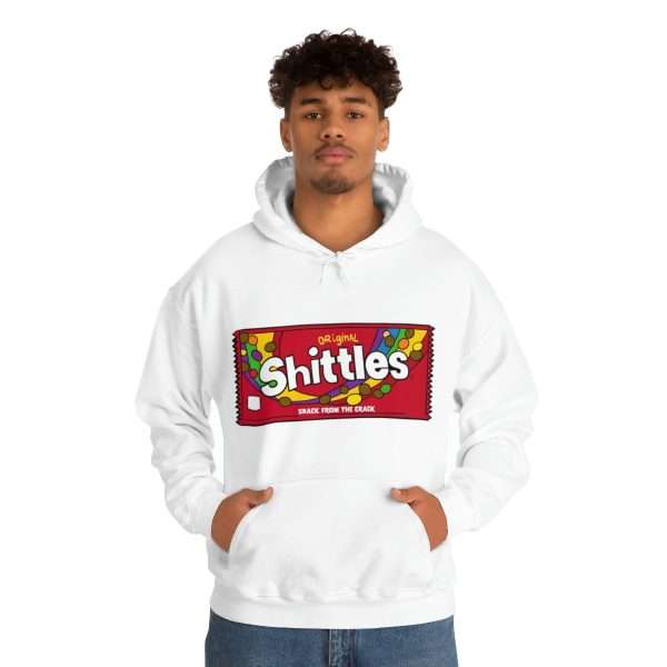 Funny Unisex Heavy Blend Hoodie Sweatshirt - Shittles Candy – Snack from the Crack - Image 5