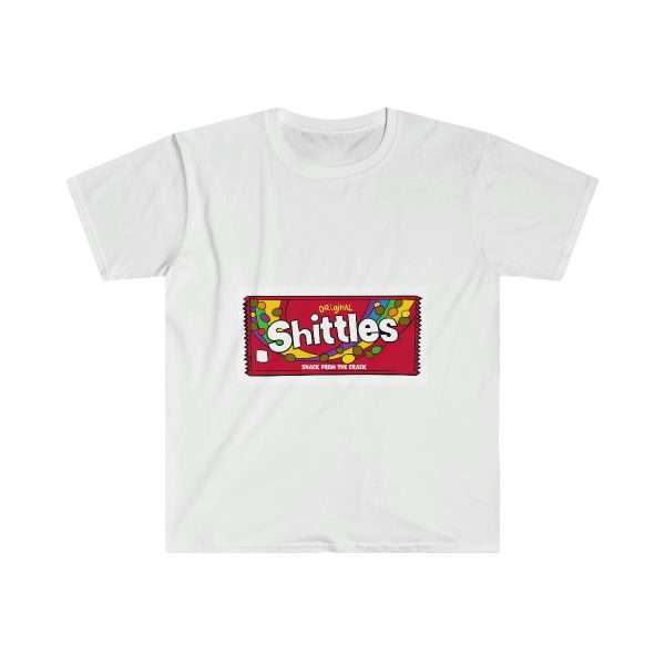 Funny Unisex Soft-Style T-Shirt - Shittles Candy – Snack from the Crack