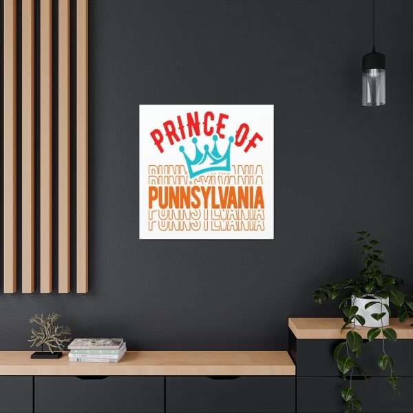 Funny Canvas Art Print Gallery Wrap - Prince of Punnsylvania - Image 5