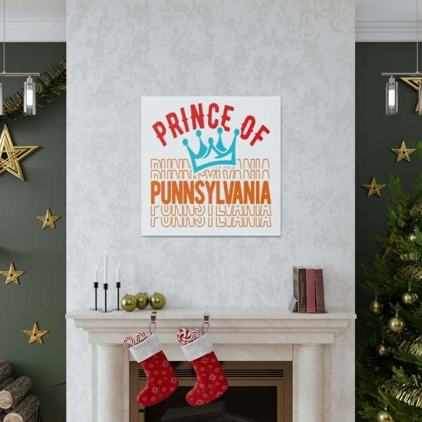 Funny Canvas Art Print Gallery Wrap - Prince of Punnsylvania - Image 6