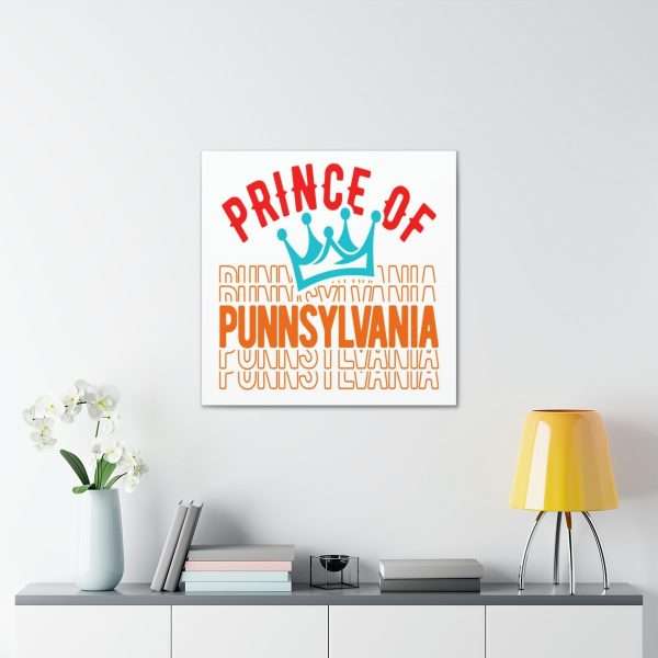 Funny Canvas Art Print Gallery Wrap - Prince of Punnsylvania